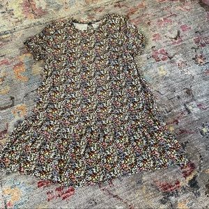 LOFT floral swing dress Size Medium